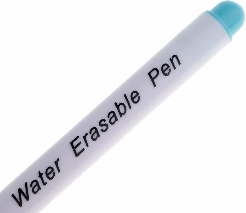 IKIS Water Erasable Fabric Marker Marking Pen for Fashion  Designing (Water Soluble Pen Cross Stitch for Fabric Cloth Temporary Marking)  - Pack of (3) - Marker