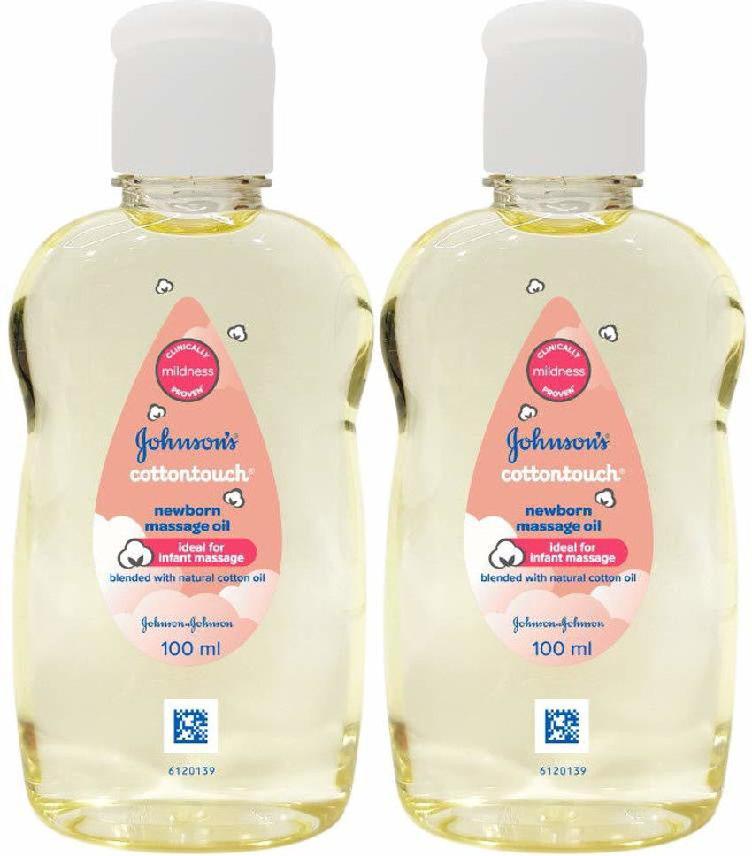 Johnson baby oil cotton touch sales
