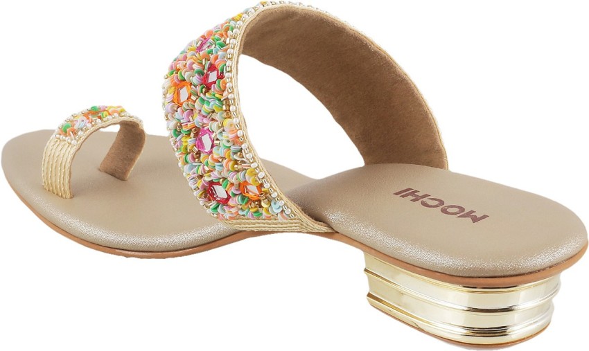 Mochi Women's Gold Fashion Sandals-7 UK (40 EU) (35-2992) : :  Shoes & Handbags