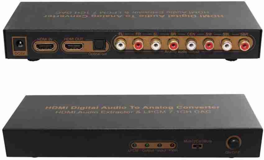 microware 7.1CH LPCM HDMI Audio Converter HDMI Digital Audio