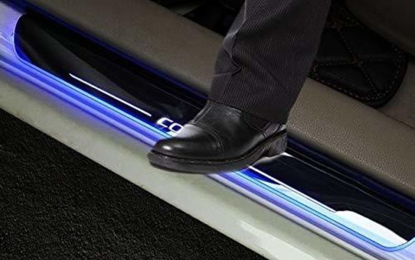 EMPICA Car Door Foot Step Scuff Plate Led Acrylic Sill Plate Compatible  With Mahindra Bolero (Blue, Set of 4 Pcs) : : Car & Motorbike