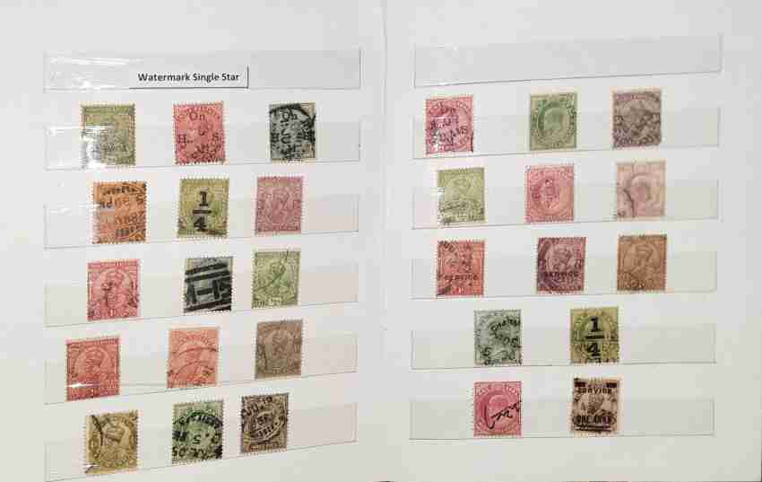 GOLD MINT Stamp Album 1837-1947 British India 100 Different Old Antique  Rare Stamps Set Stamp Album Price in India Buy GOLD MINT Stamp Album  1837-1947 British India 100 Different