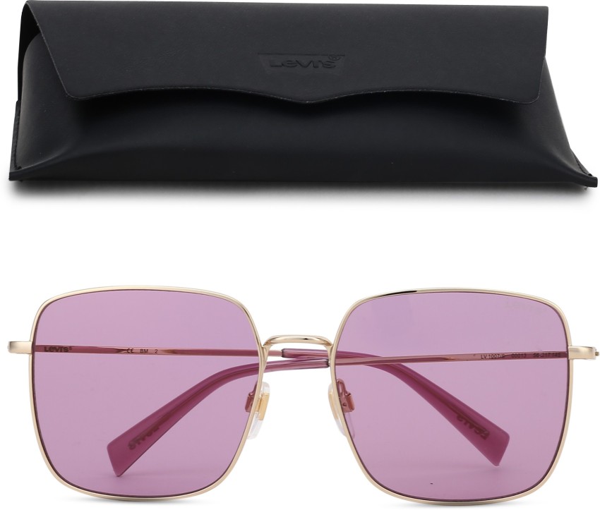 Levi's Women's Lv 1000/S Sunglasses, Lilac/Violet Blue Mirrored