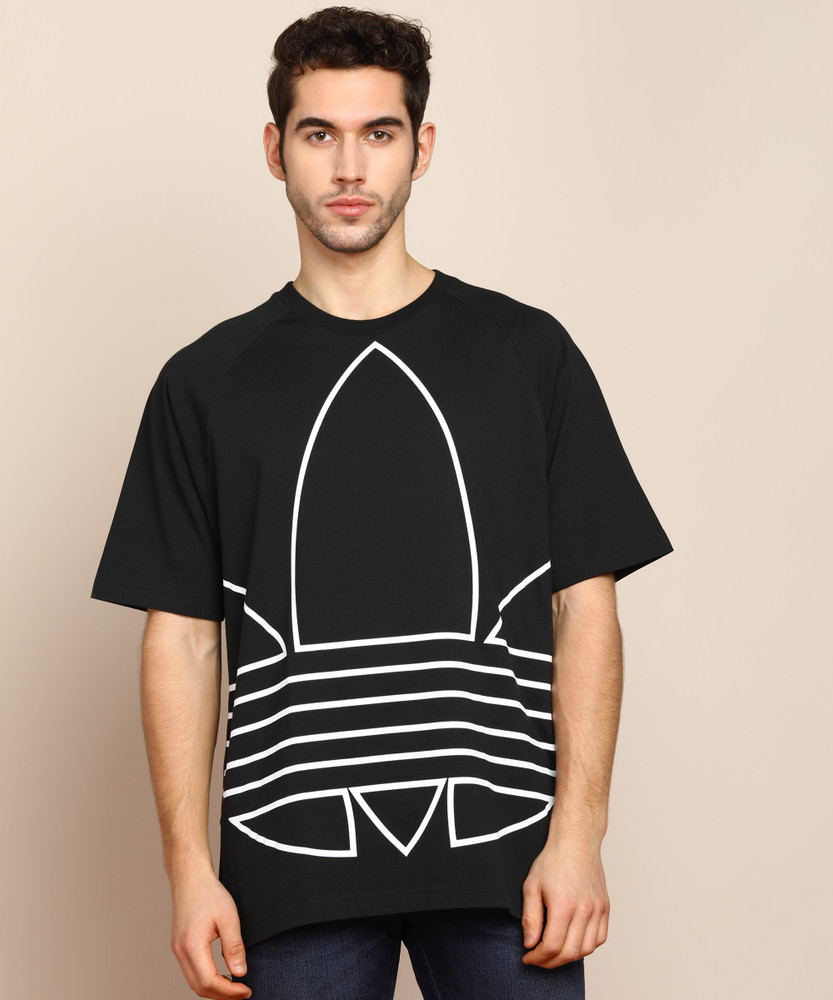 ADIDAS ORIGINALS Printed Men Round Neck Black T Shirt Buy ADIDAS