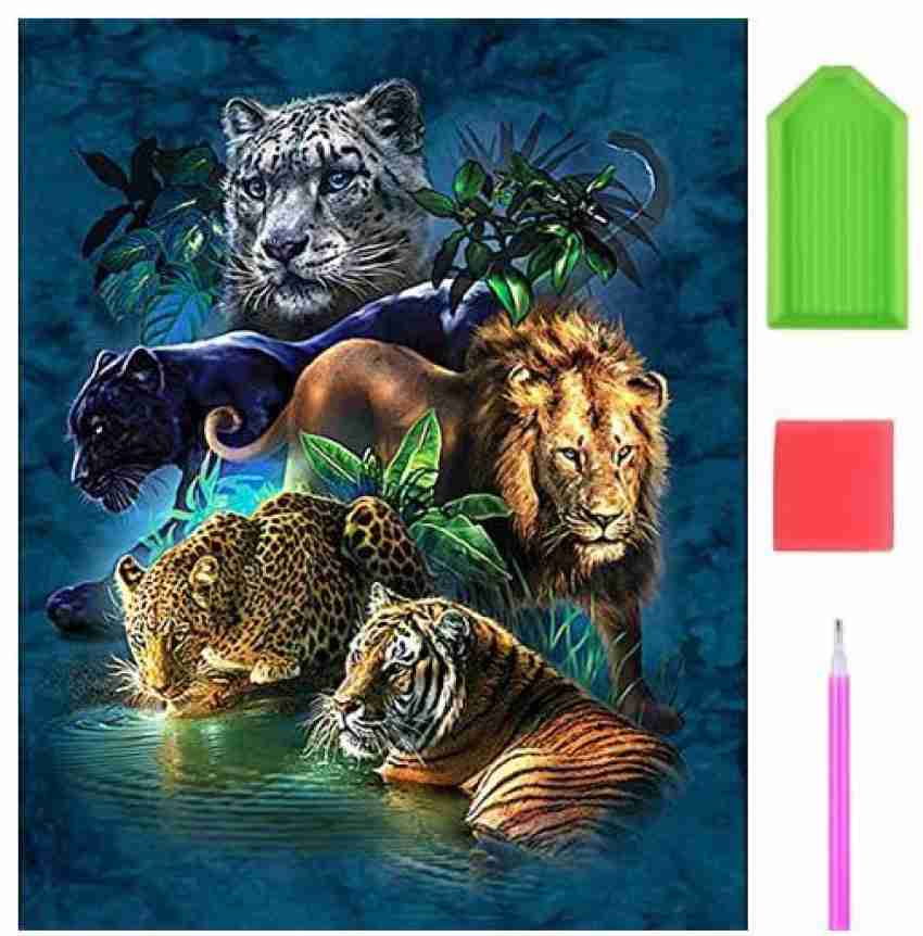  Diamond Painting Animals Lions Diamond Art Kits