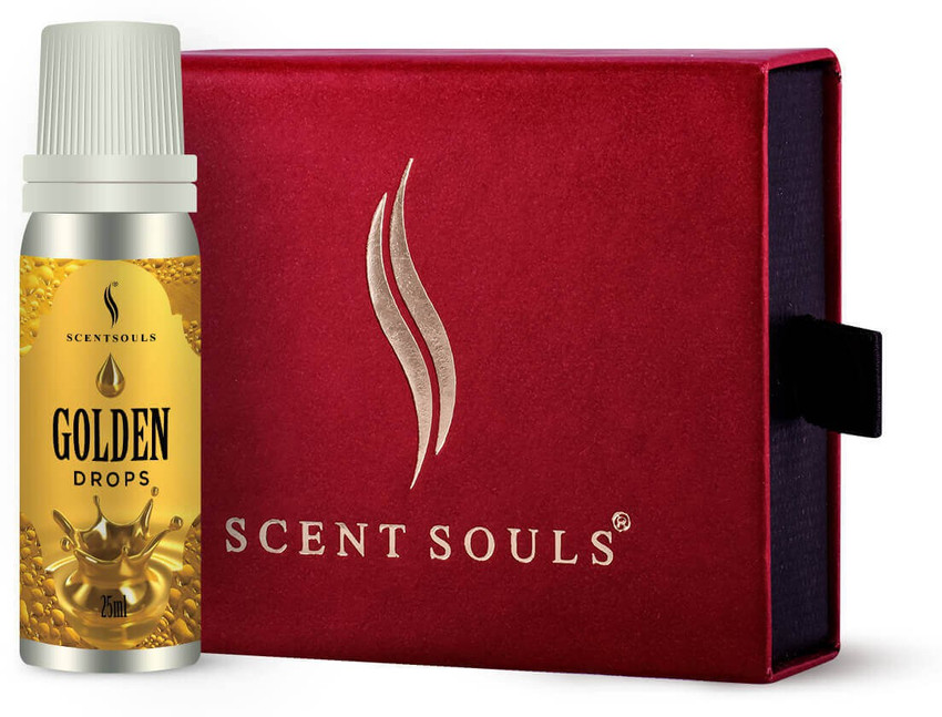 Scent Souls Golden Drops Attar Perfume Oil For Men Women 25 ml