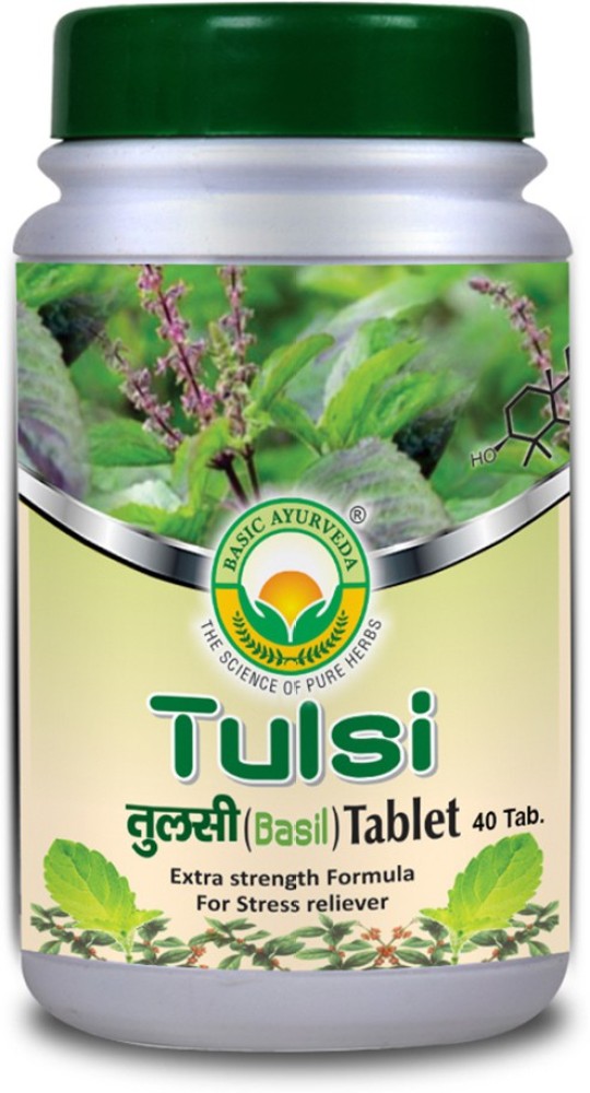 Basic Ayurveda Tulsi Basil Tablet Price in India Buy Basic