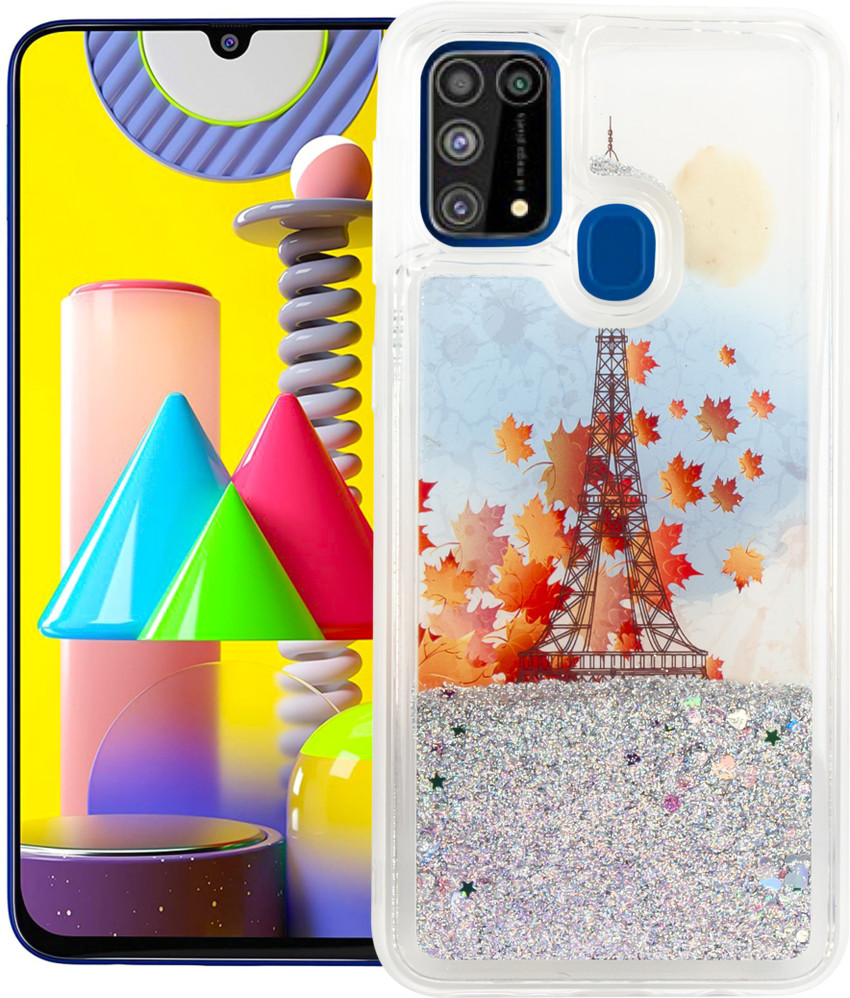 GBAKS Back Cover for SAMSUNG M31 Fully Glitter and Liquid with