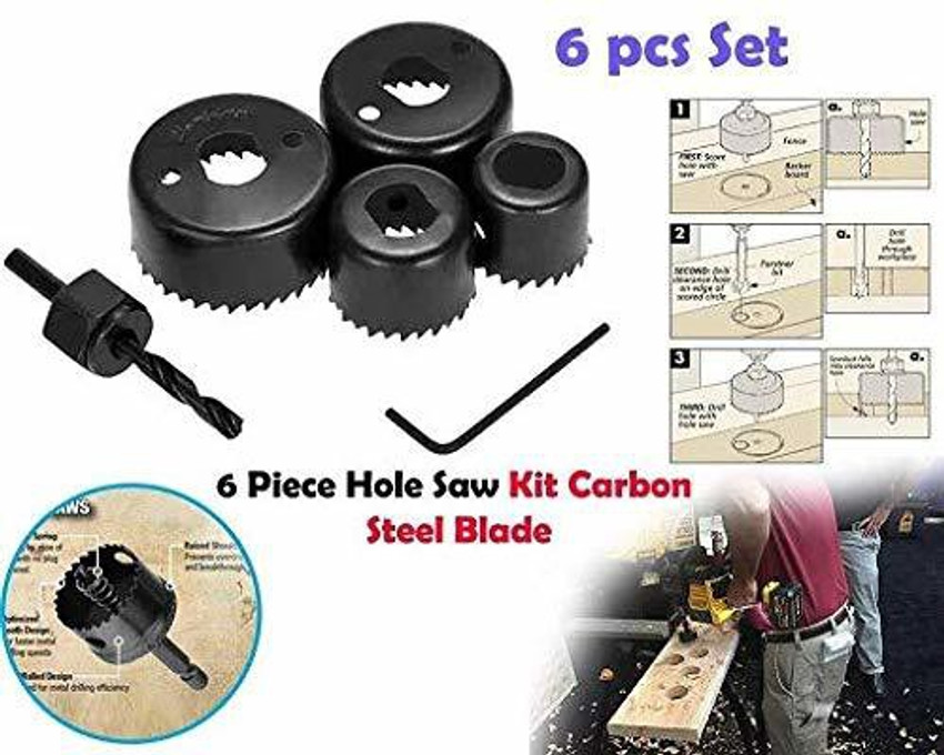 B and q outlet hole saw set