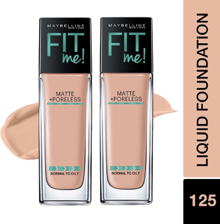 MAYBELLINE, Fit Me! Matte + Poreless Liquid Matte Foundation Pump 123 -  Soft Nude