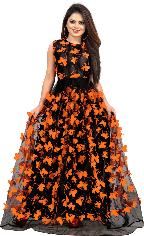 Butterfly hot sale gown flipkart