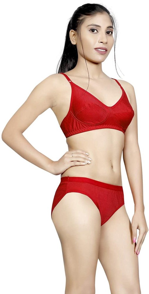 Hosiery Lace Ganga Bra and Panty Set, See Through at Rs 249/set in New Delhi