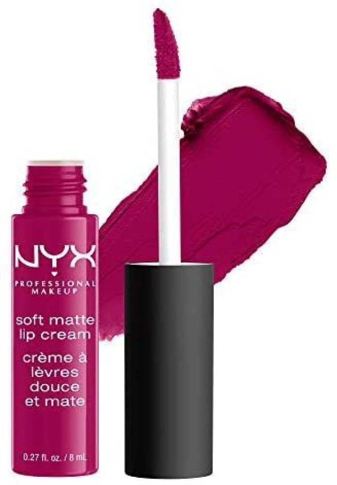 Price in India, Buy NYX PROFESSIONAL MAKEUP Soft Matte Lip Cream,  High-Pigmented Cream Lipstick - Madrid, Cranberry Online In India, Reviews,  Ratings & Features