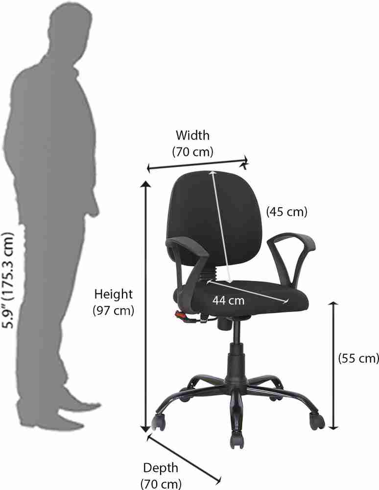 Nilkamal Dice Fabric Office Arm Chair Price in India Buy