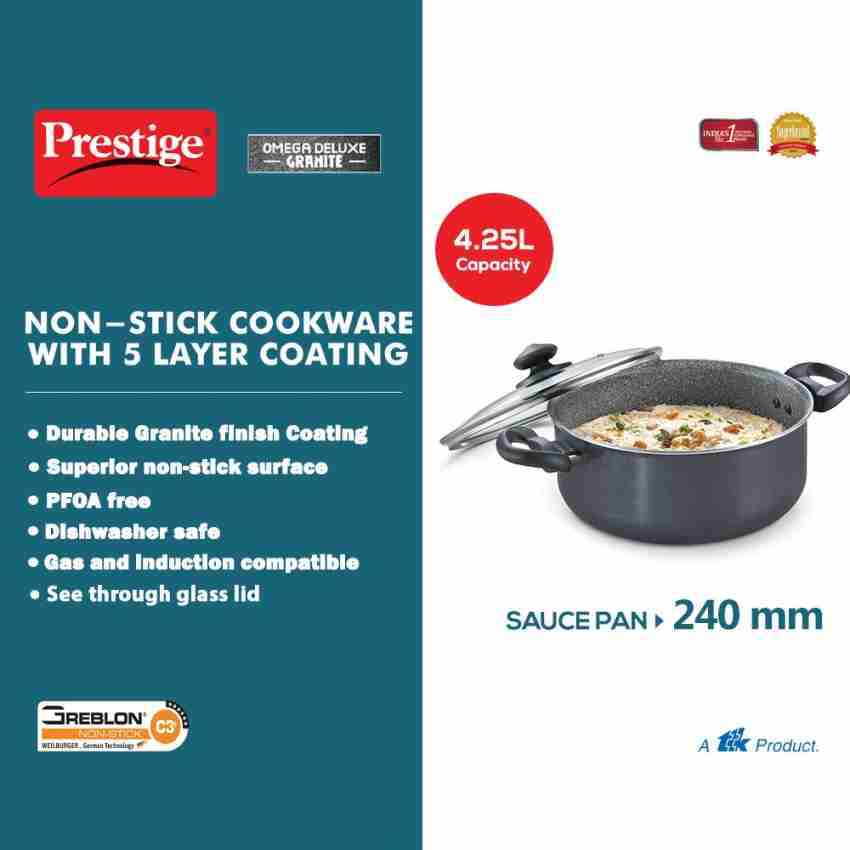 Prestige Omega Deluxe Granite-finish Coated Aluminium Non-Stick