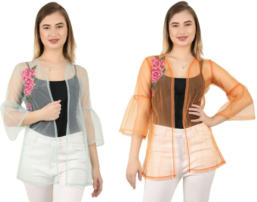 Flipkart women's clothing shrugs jackets online