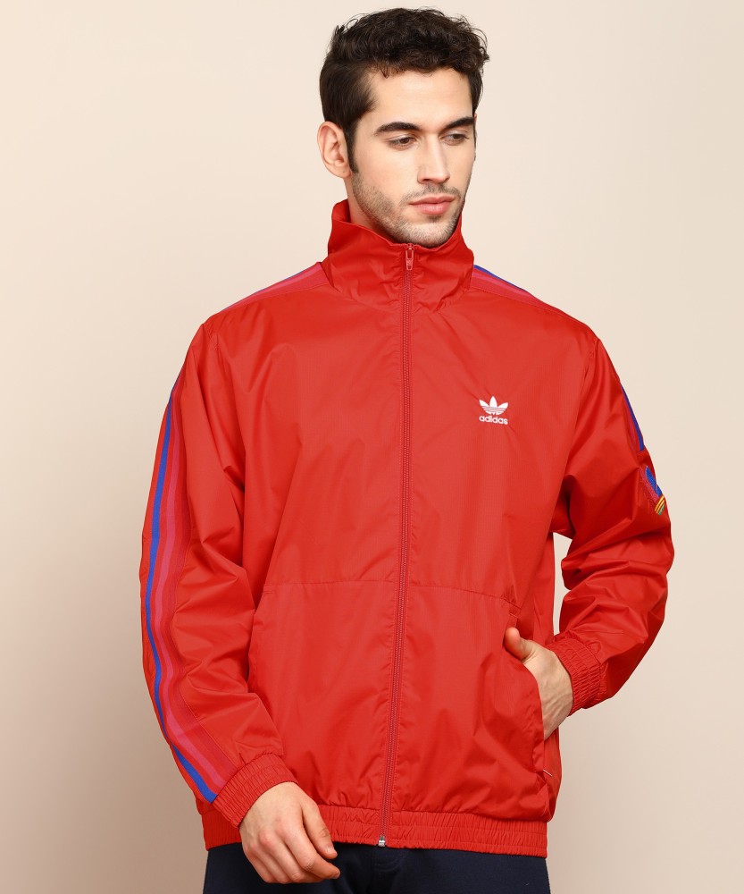 adidas Originals firebird track jacket in red