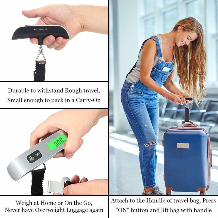 Weight Digital Belt Travel Scales Luggage Tool With Hanging Scale