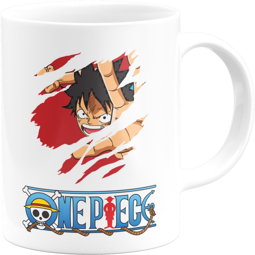 Buy Darkbuck Hard Quality Ceramic Milk and Fandom Anime Coffee Mug for  Gift One Peice Monkey D Luffy Mugs Black Online at Low Prices in India   Amazonin