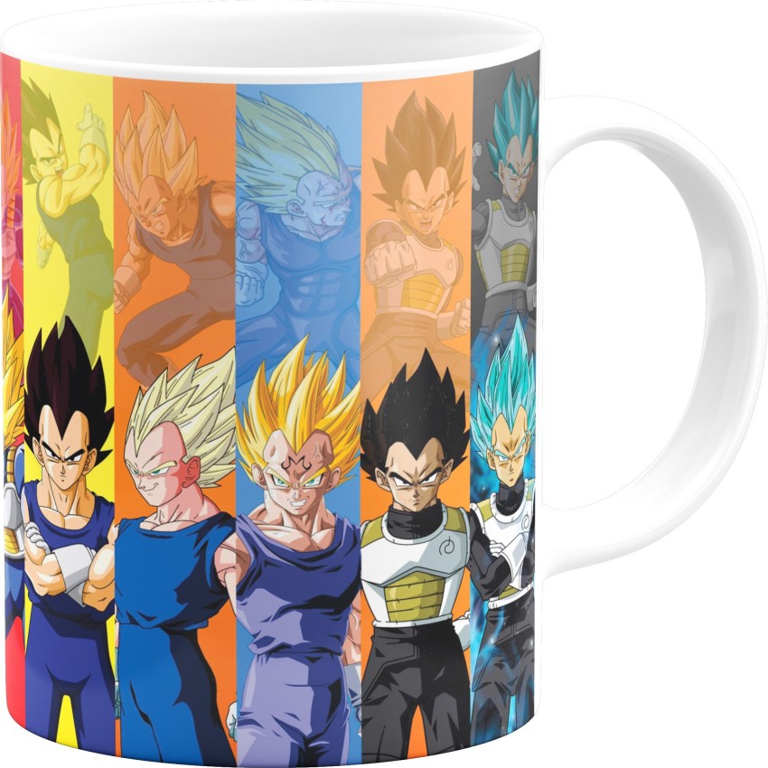 MERCHANDMANIA TAZA MAJIN VEGETA PRINCIPE SAIYAN SSJ2 original coffee  breakfast cocktail - AliExpress