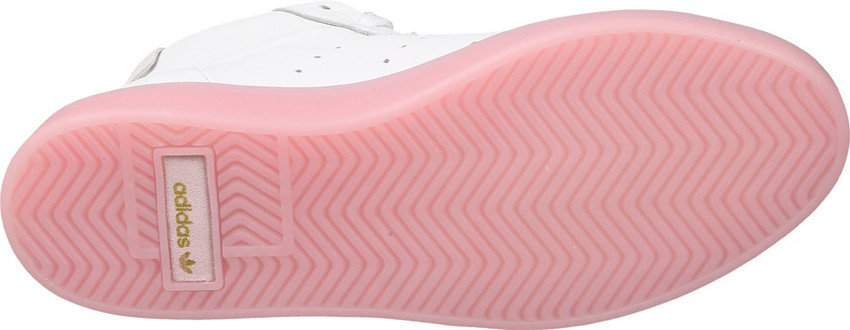 Adidas sleek mid top pink bottoms on sale