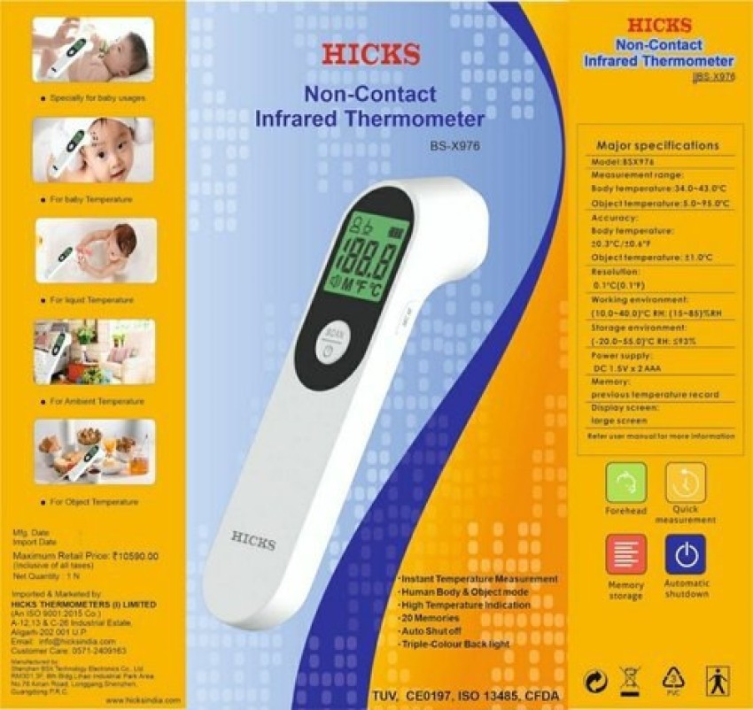 Hicks infrared deals thermometer