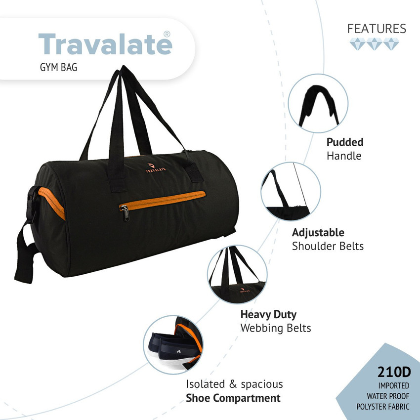 Polyester gym bag store