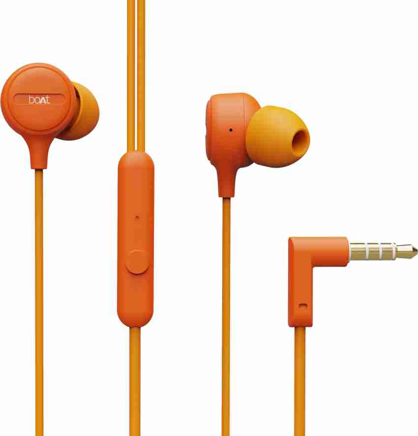 Orange colour headphones hot sale