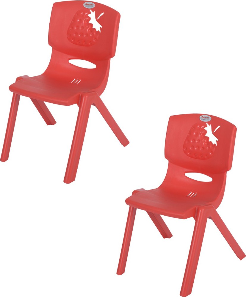 Supreme Kid strawberry chairs set of 2 Plastic Chair Price in