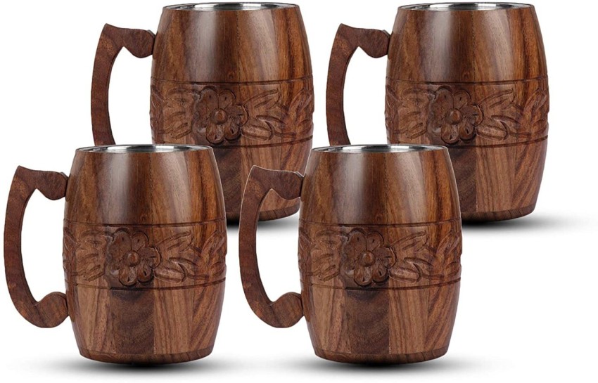 ARTANDCRAFTINDIA Wooden / Coffee/ Tea Cup Wood Coffee Mug Price in India -  Buy ARTANDCRAFTINDIA Wooden / Coffee/ Tea Cup Wood Coffee Mug online at