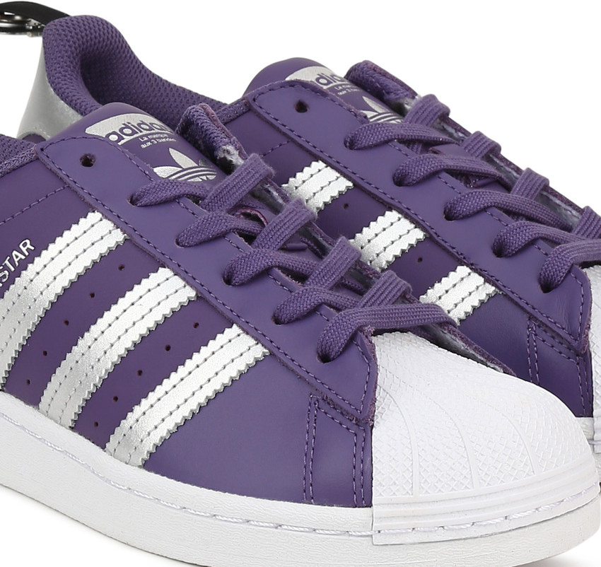 Adidas originals superstar slip on women disinterested purple
