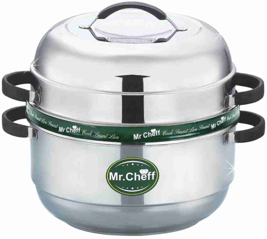 iBELL 1.5KG Stainless Steel Steam Pot, Thermal Rice Cooker with Rubber  Gasket (Induction Based Pot)