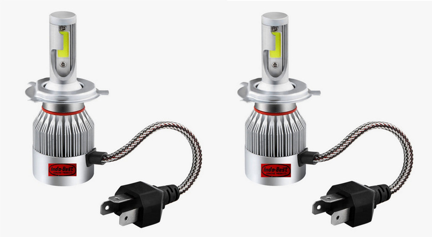 INDO BEST IB HQ C6 H4 7600 Lm Headlight Car LED 12 V 26 W Price