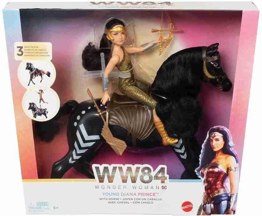MATTEL Wonder Woman 84 Young Diana Doll Horse Wonder Woman 84