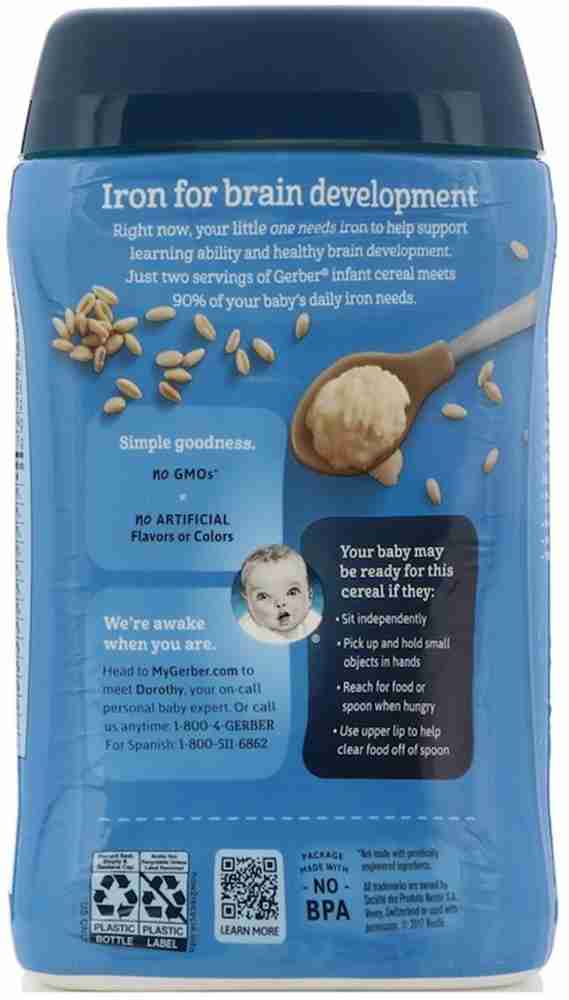 Gerber whole grain cereal new arrivals