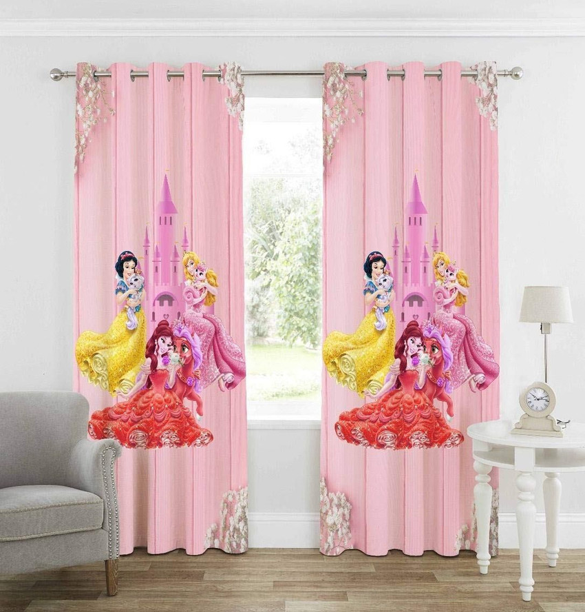 Vansh fashion 153 cm 5 ft Polyester Window Curtain Pack Of 2