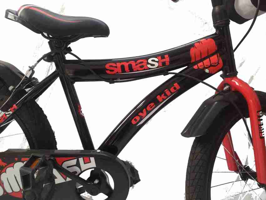 Smash Kids 20T Black Bike Road Racing Cycle Girls Boys 20 T