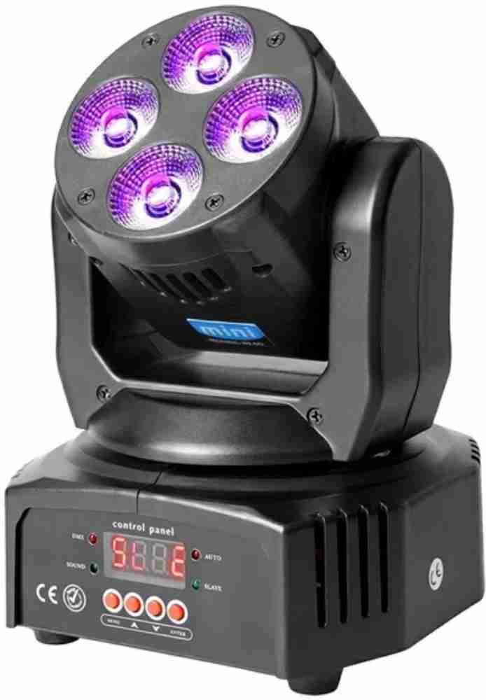 VIYASHA Dj Lights Spider beam stage moving light Dmx512 RGB Color Mixing Wash Par Light for Disco Diwali Christmas Wedding Party Show Live Concert Stage Lighting Black Disco Ball Set Price in
