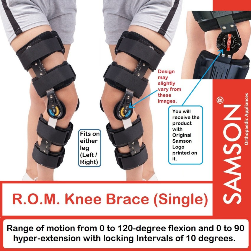 Hinged Knee Brace ROM Post OP Knee Immobilizer Leg Braces Orthopedic  Patella