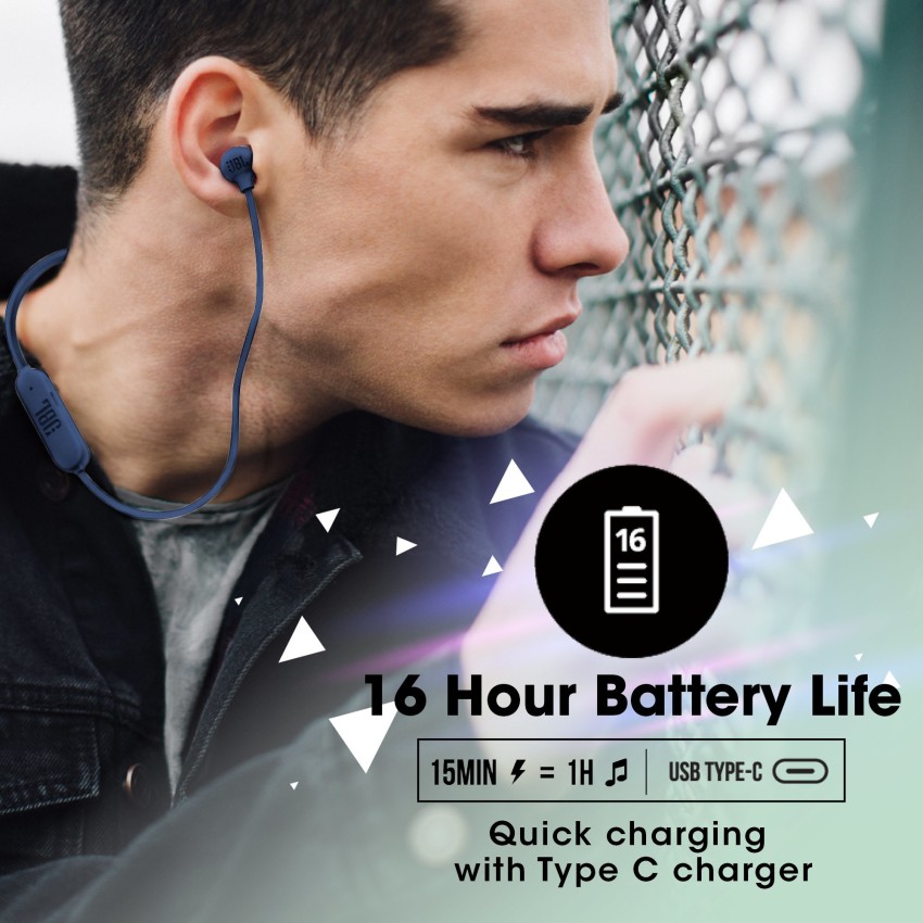 JBL Tune 215BT, 16 Hrs Playtime with Quick Charge, in Ear Bluetooth  Wireless Earphones with Mic