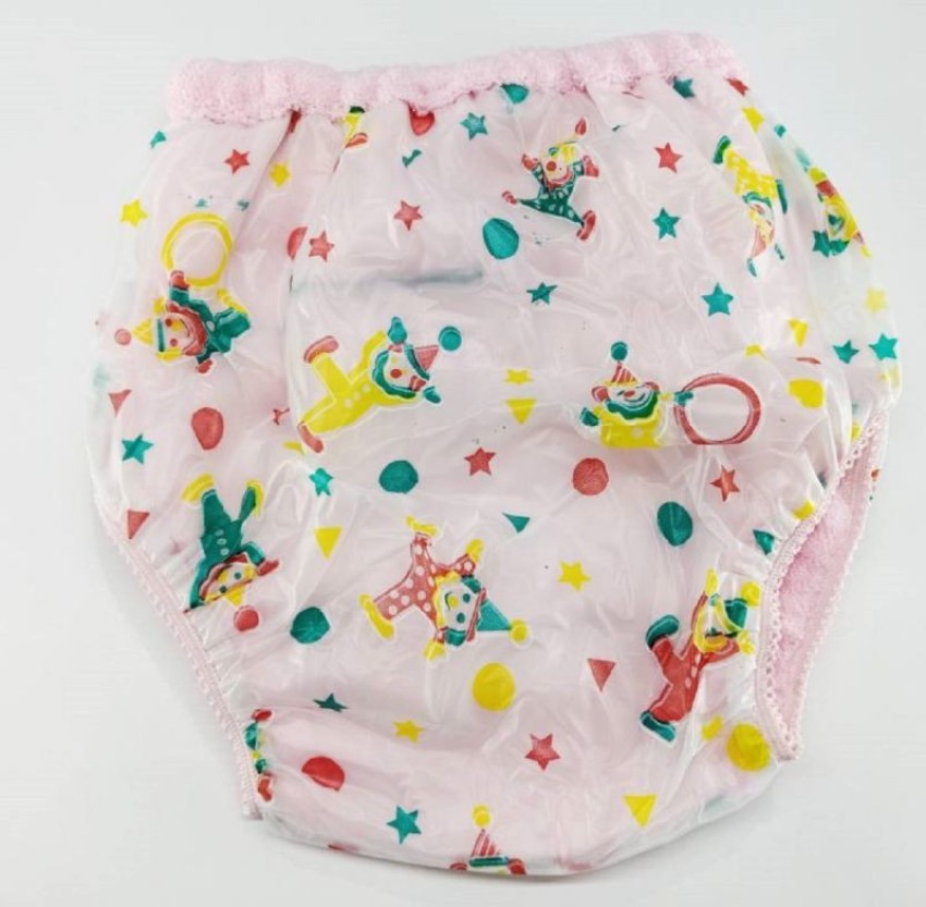 GURU KRIPA BABY PRODUCTS Baby Panty Plastic Baby Pants Reusable  Waterproof Baby Pants Reusable Baby Panty Set Baby Panty PlasticBaby  Panty Set for Girls Baby Pant Set 36 Months Pack of 3 