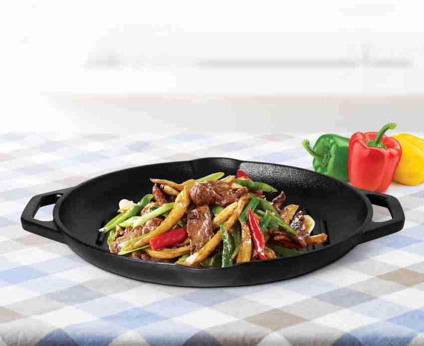 Cast Iron Grill Pan, Fry Pan, Grill Pan, Cast Iron Fry Pan, Iron Grill Pan  20 Cm 