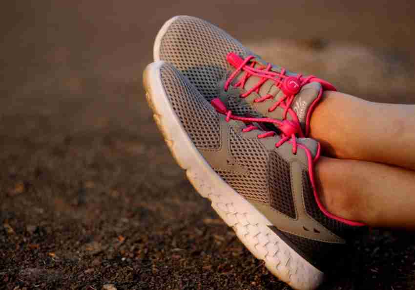 Tannlines No Tie Shoes Laces Pink Elastic Lacing System for