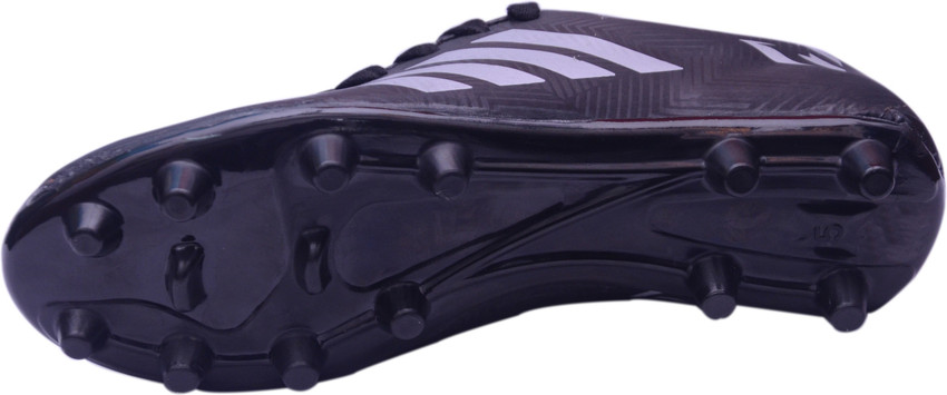 MESSI Ankle Black Football Studs Football Shoes For Men