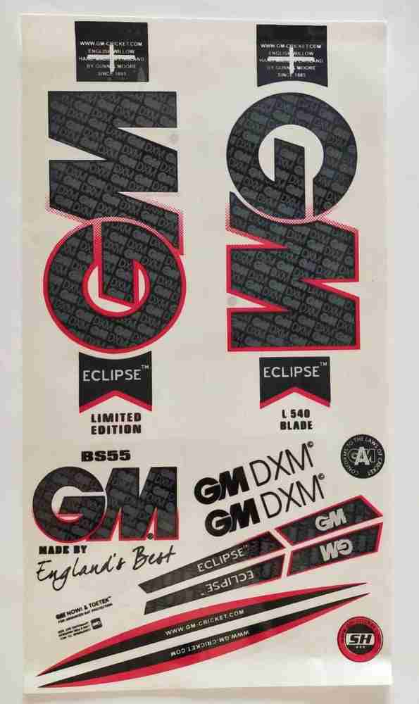 Cricket Bat Sticker For Gunn & Moore GM Prima SPARQ Pakistan