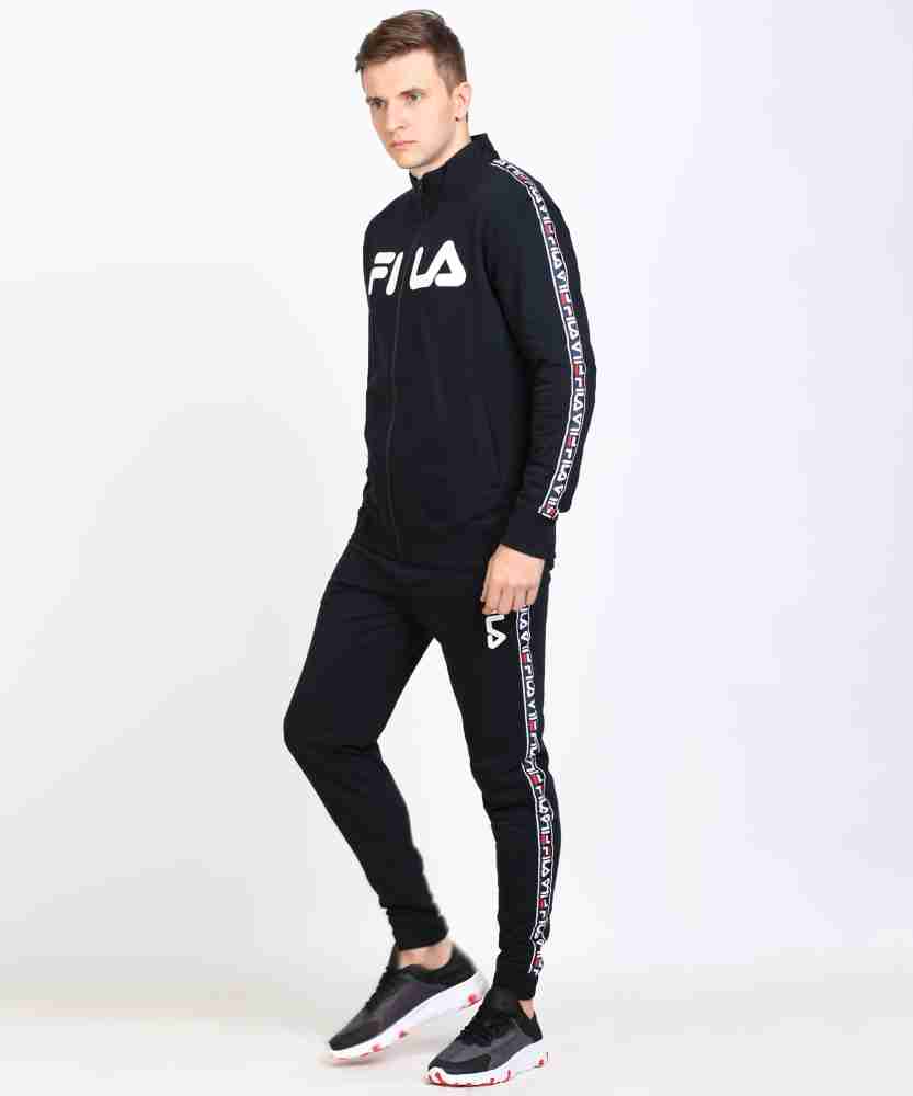 Fila tracksuit on sale black