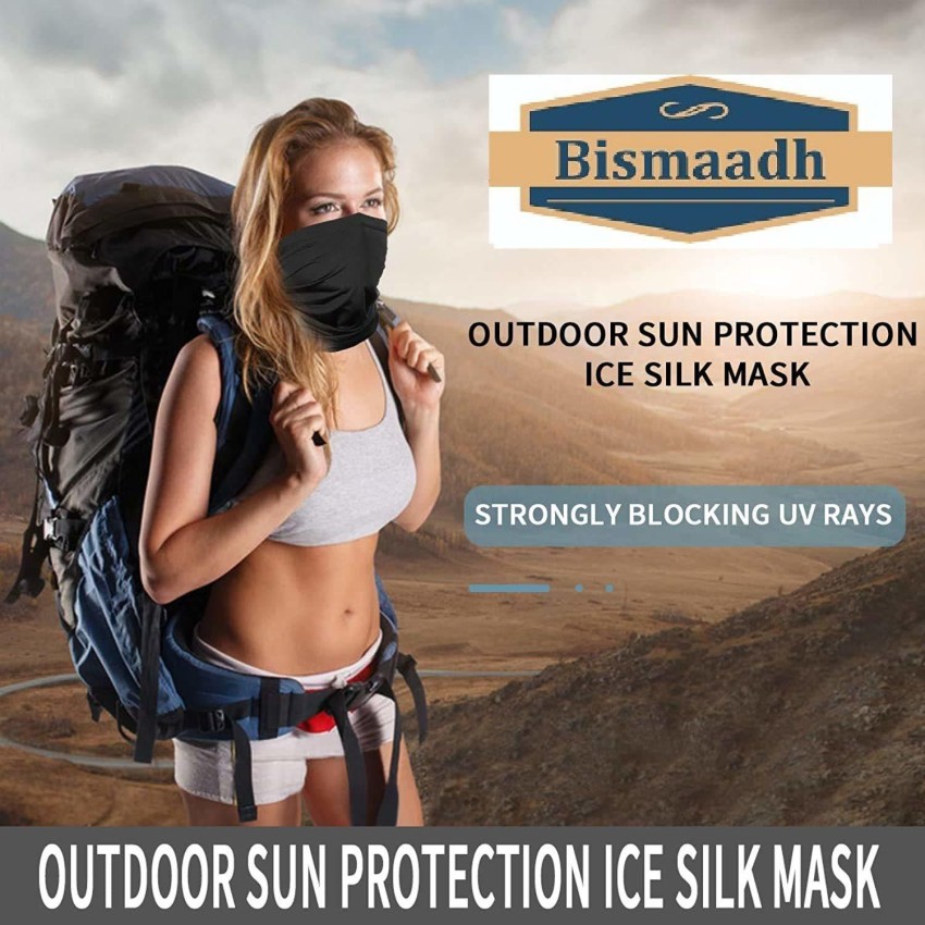 Bismaadh Neck Gaiter Face Mask Scarf Dust Sun Protection Cool Lightweight  Windproof, Breathable Fishing, Riding, Biker,Hiking Running Cycling (Black)  Reusable, Washable Cloth Mask Price in India - Buy Bismaadh Neck Gaiter Face