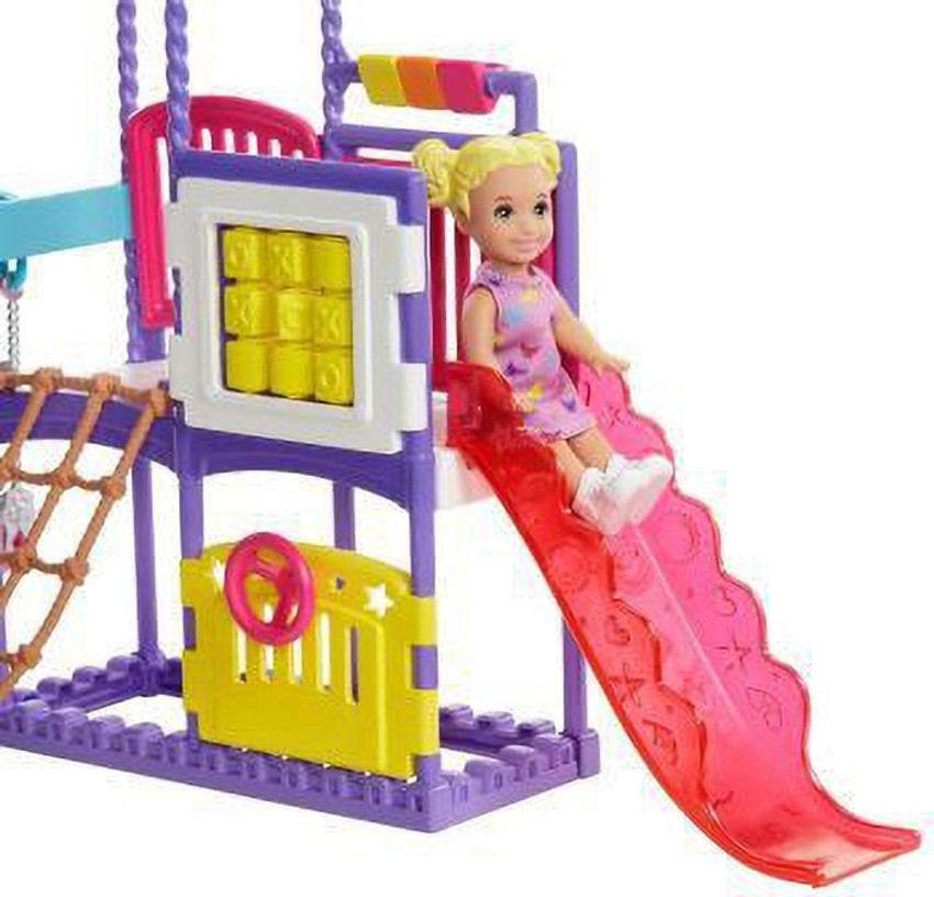 Barbie playground shop playset