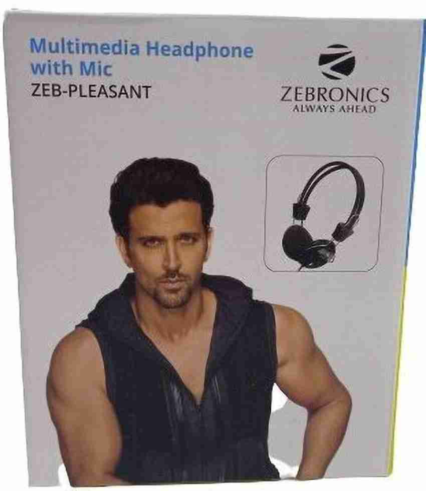 Zebronics pleasant wired headset best sale with mic