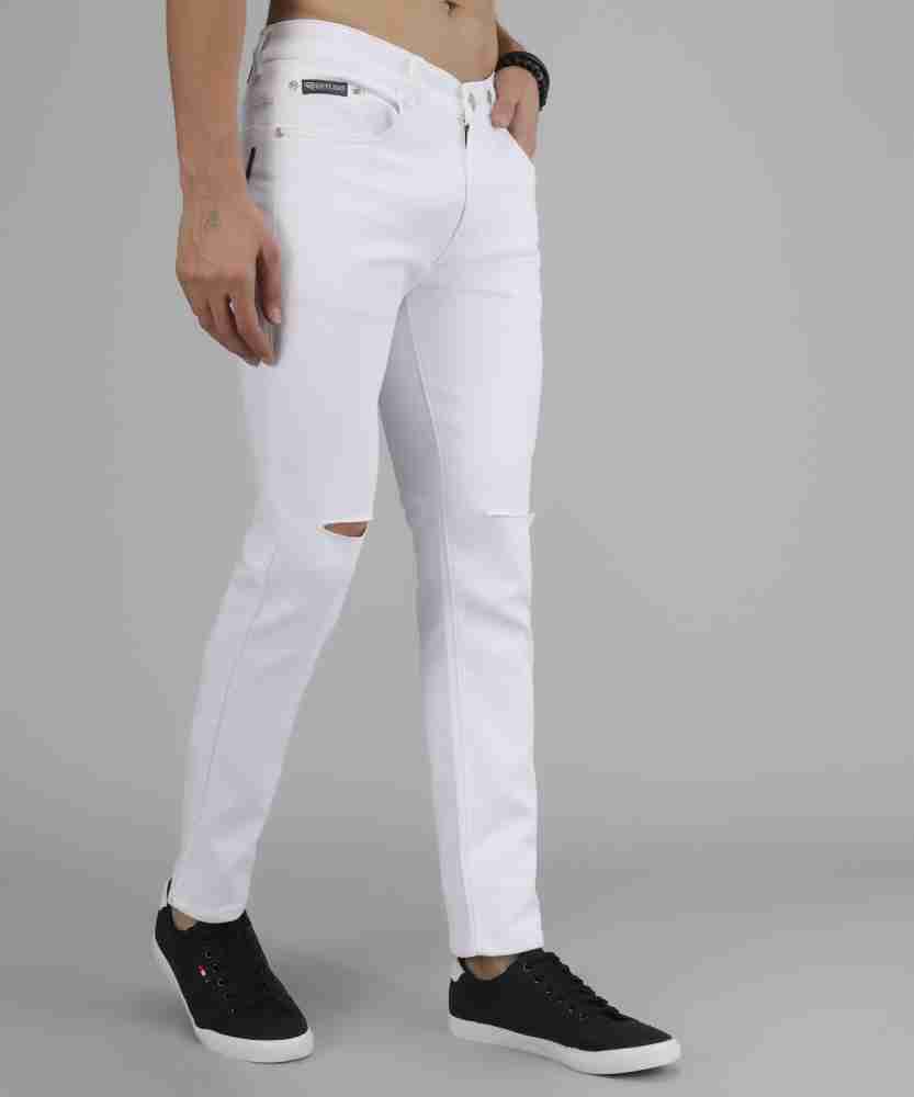 White accidental hot sale jeans